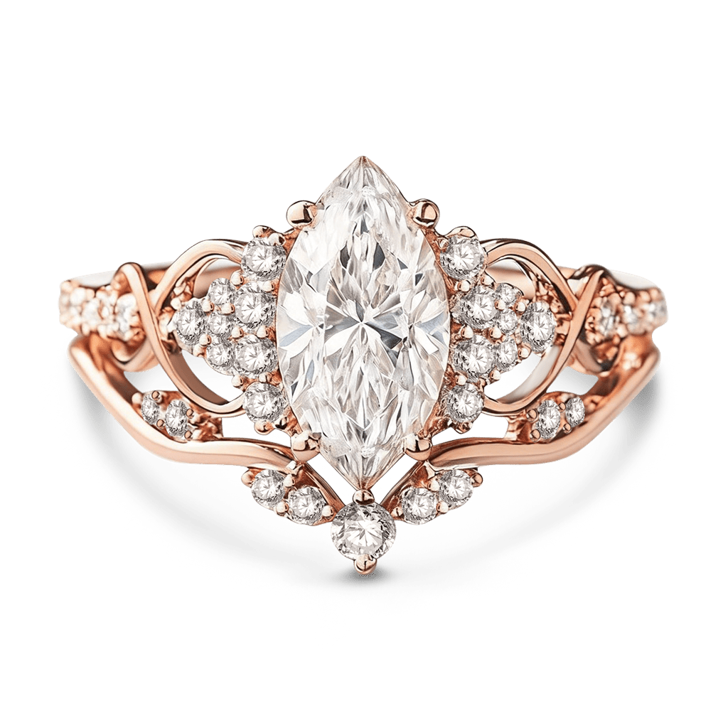 Filigree Marquise-Cut Ring image number 0