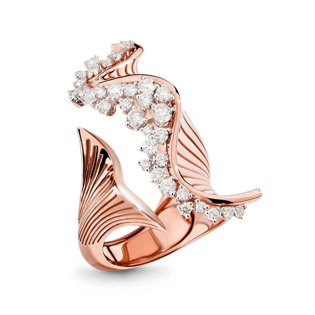 Wave Round-Cut Ring image number 3