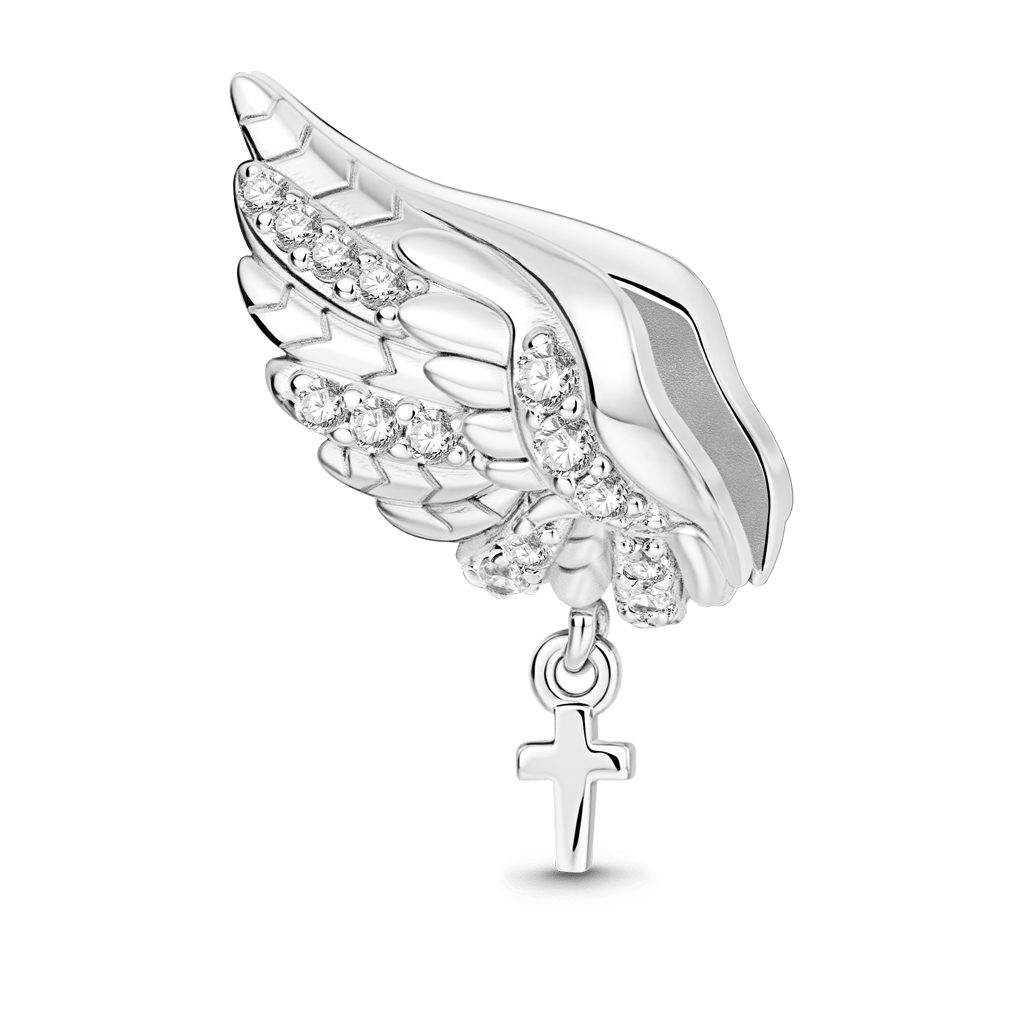 Angel Wing with Cross Charm image number 0