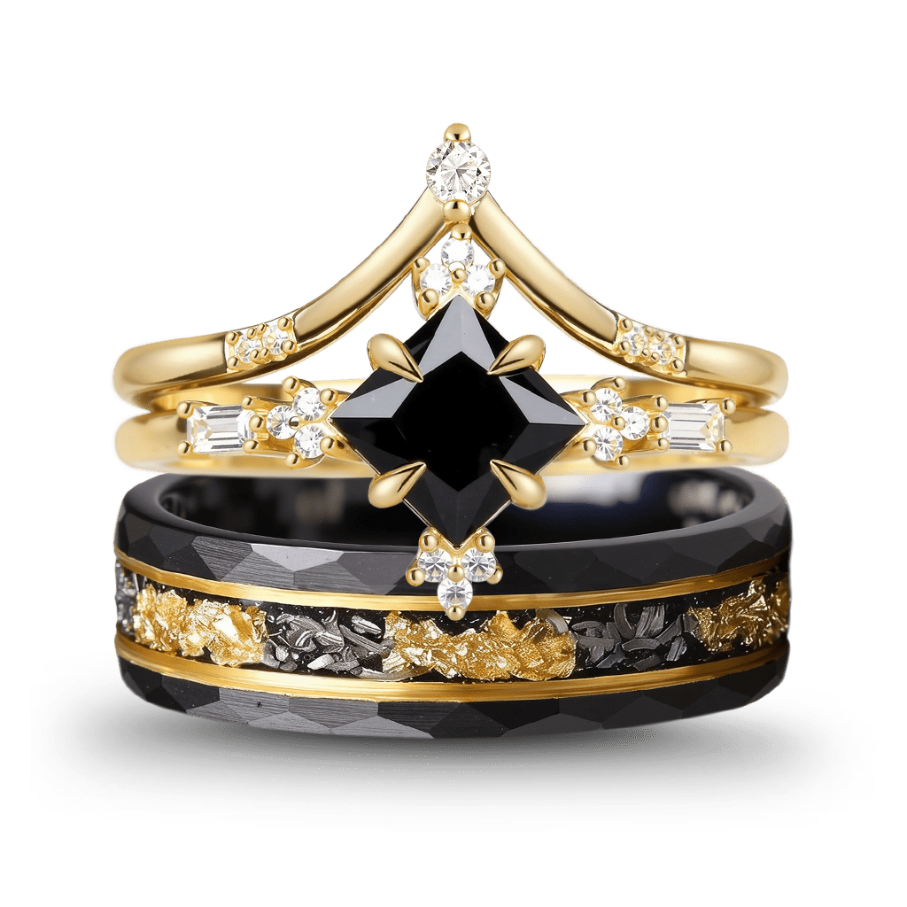 Princess-Cut Stackable Ring image number 0