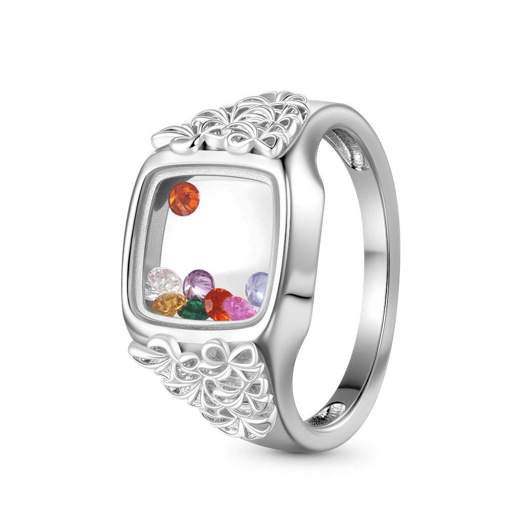 Floral Multi-Color Ring image number 3