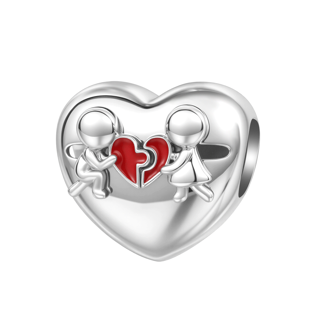 Couple Heart Charm image number 0