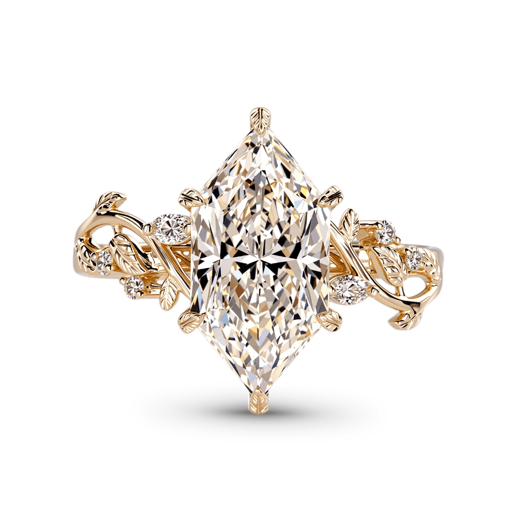 Vine Marquise-Cut Engagement Ring image number 0