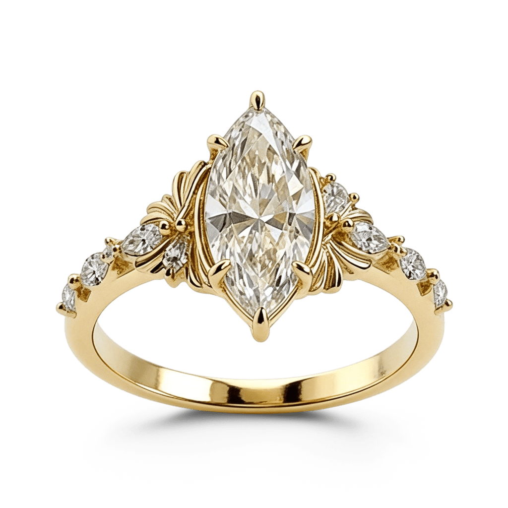 Filigree Marquise-cut Ring image number 0