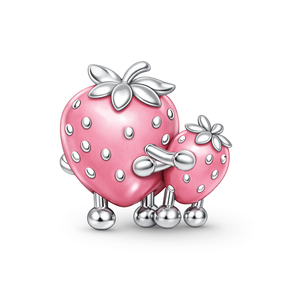 Strawberry Mom & Baby Charm image number 5