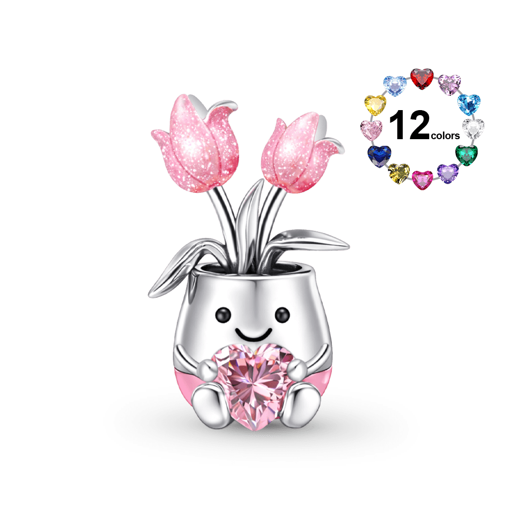 Tulip Birthstone Charm image number 0