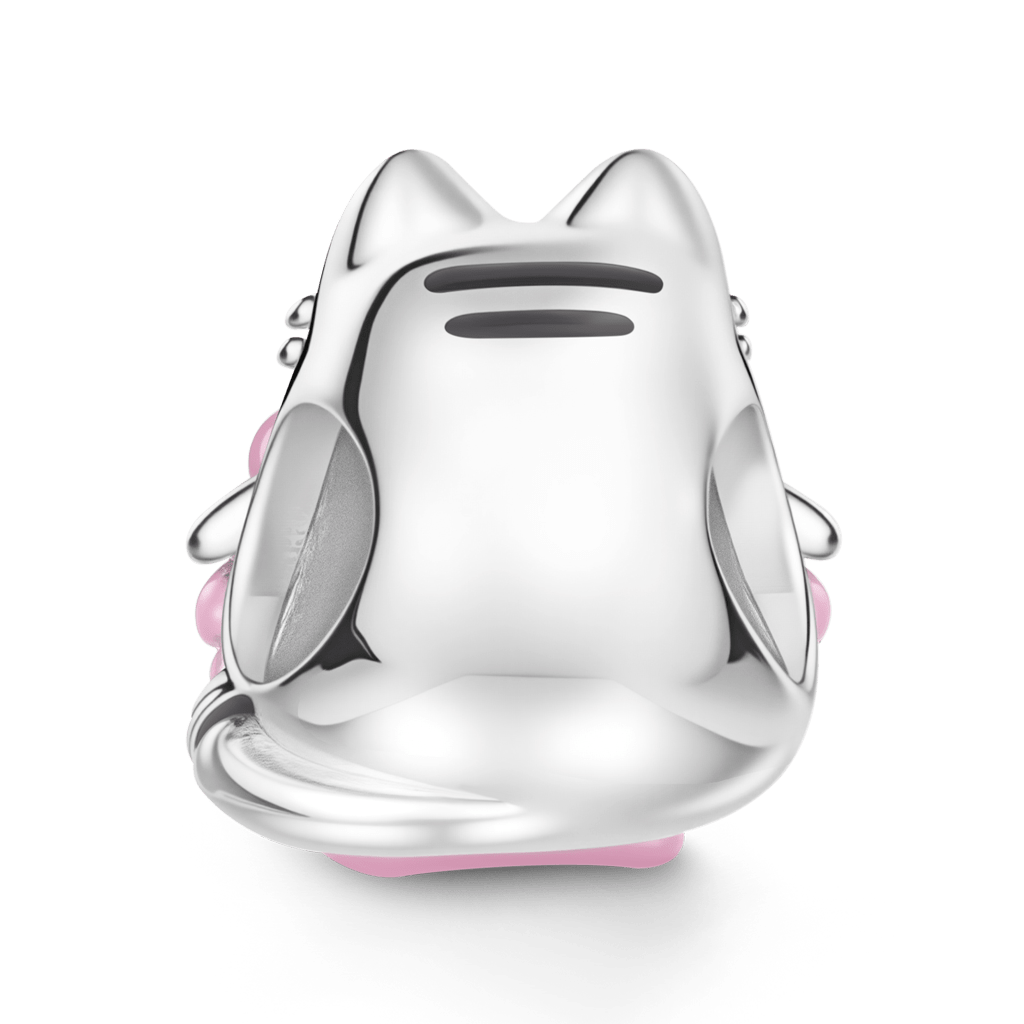 Cat Knitting a Sweater Charm image number 4