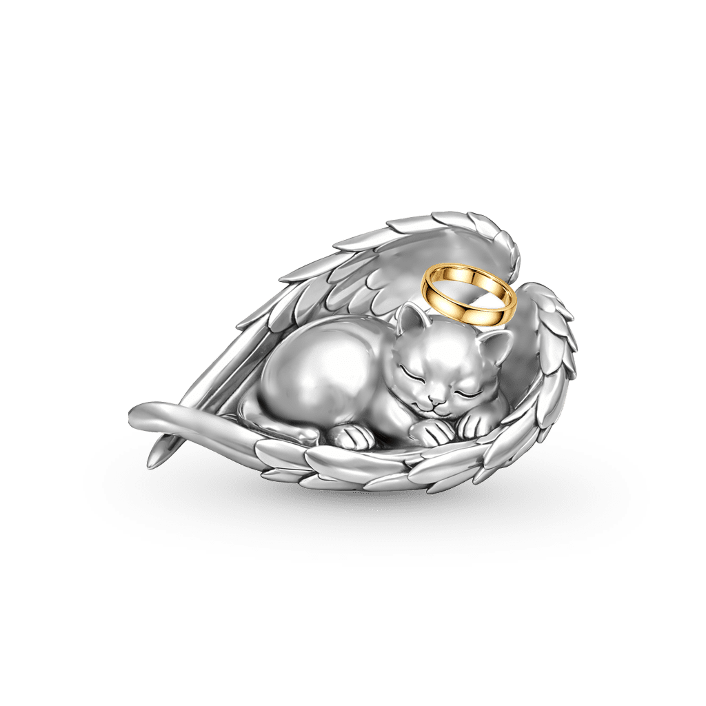 Pet Memorial Cat Charm image number 0