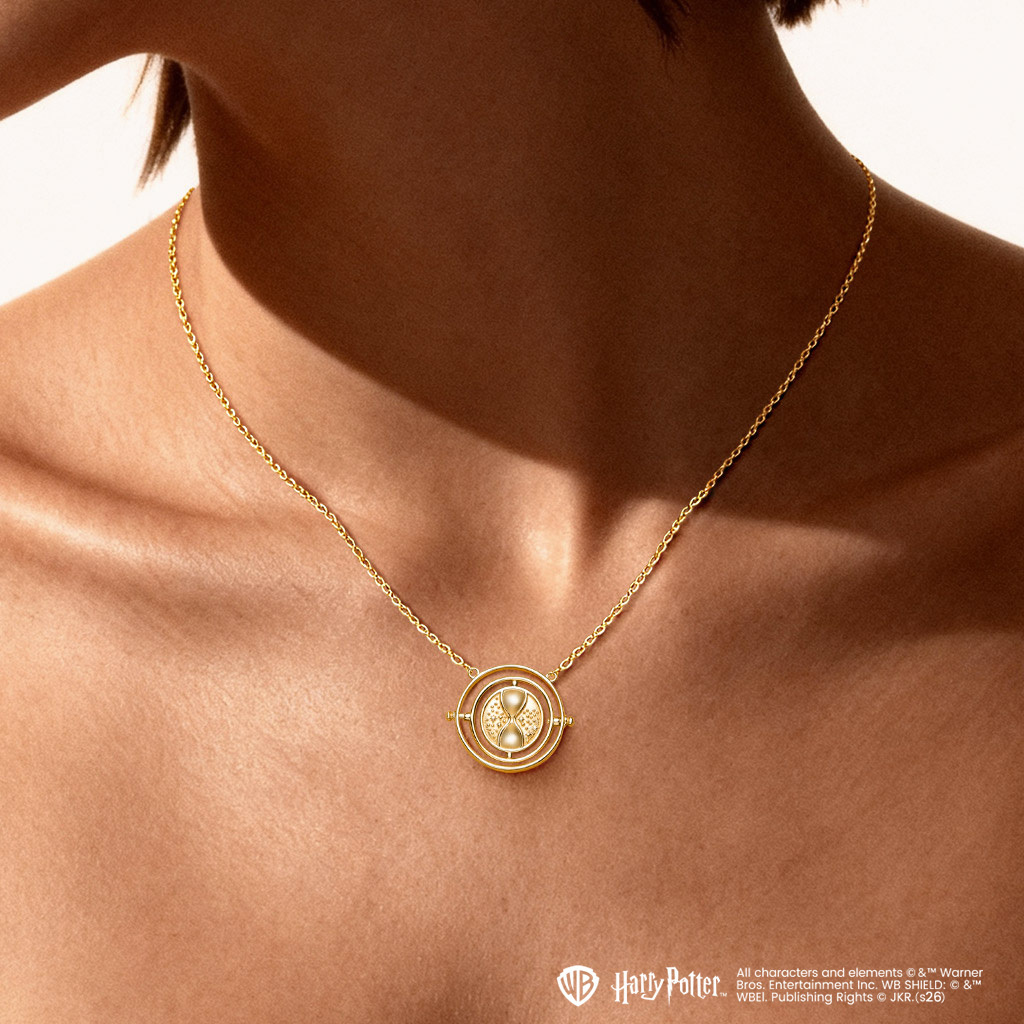 Rotatable Time Turner Necklace image number 1