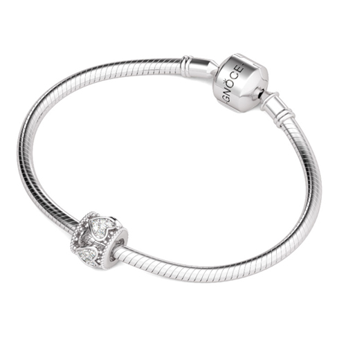Crystal Heart Hollow Charm image number 2