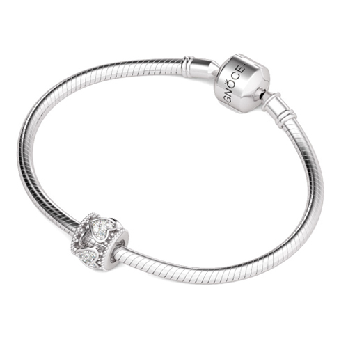 Crystal Heart Hollow Charm image number 2
