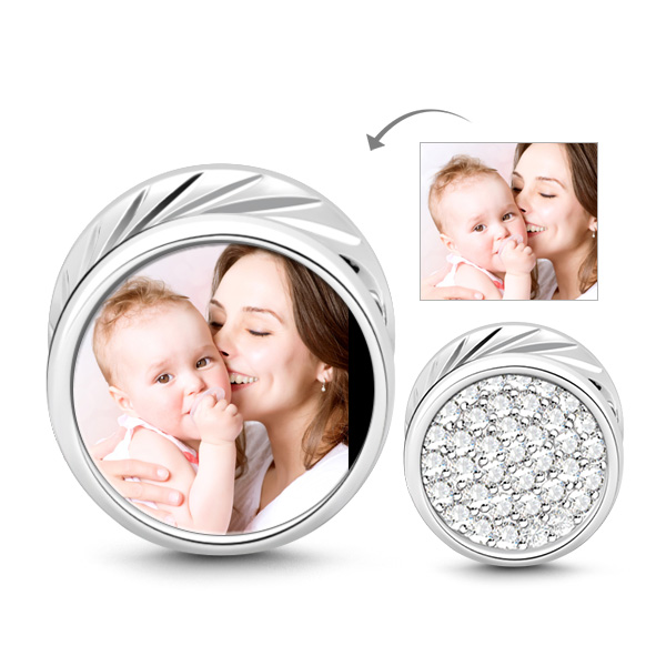 Round Photo Charm image number 0