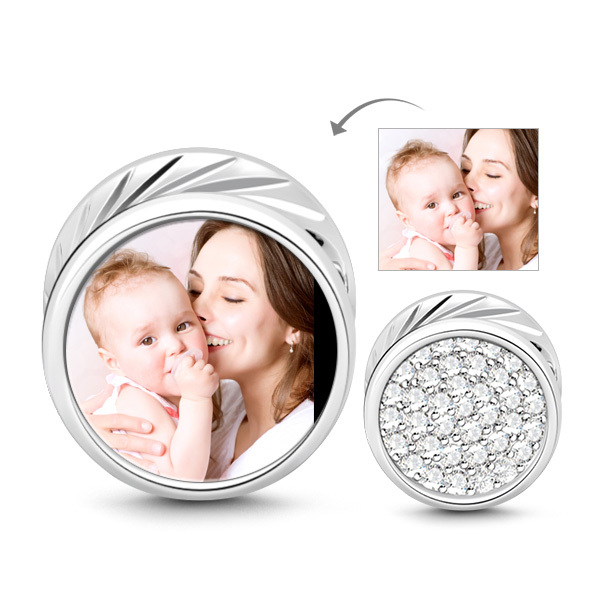 Round Photo Charm image number 0