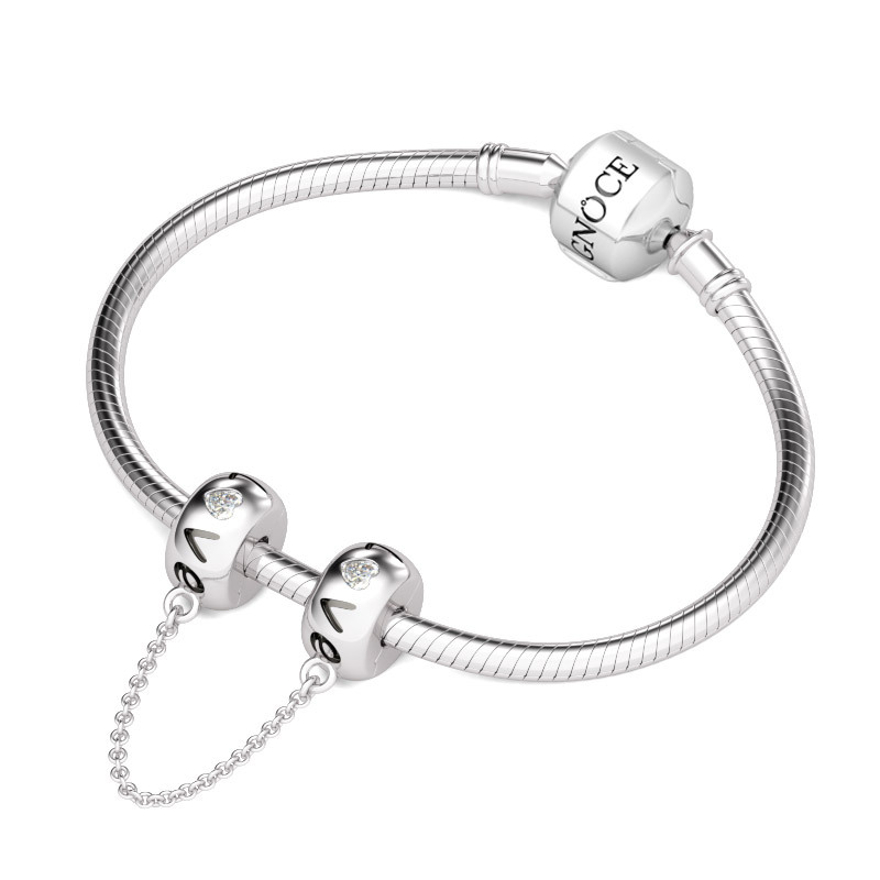 Safety Chain Engraved Love image number 2