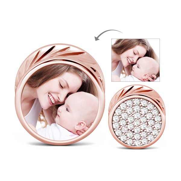 Round Shape Photo Charm image number 0