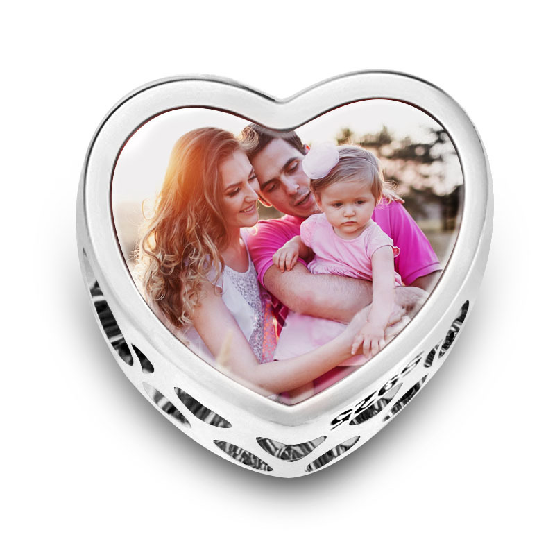 Family Heart Photo Charm image number 1