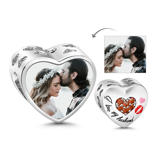 Husband Photo Charm image number 0