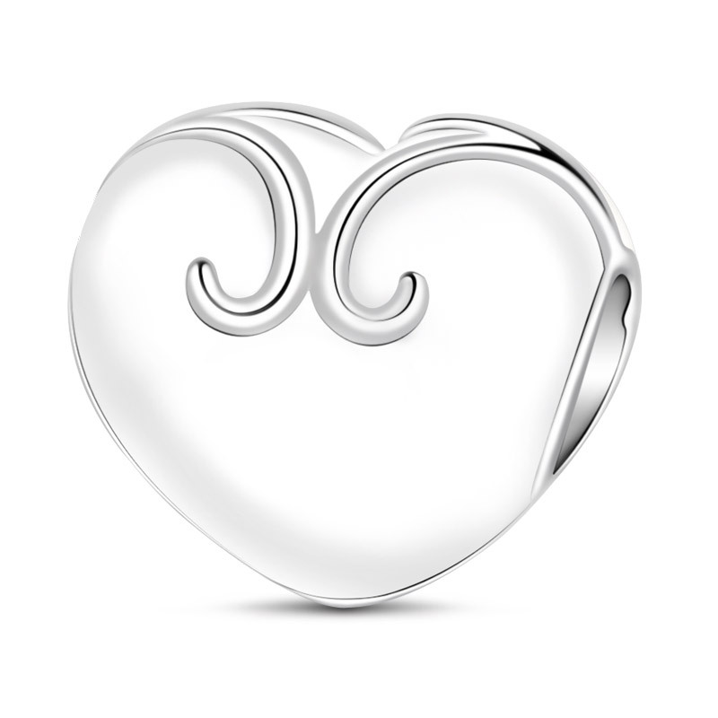 Heart Shape Pearl Charm image number 1