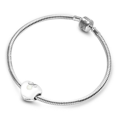 Heart Shape Pearl Charm image number 2
