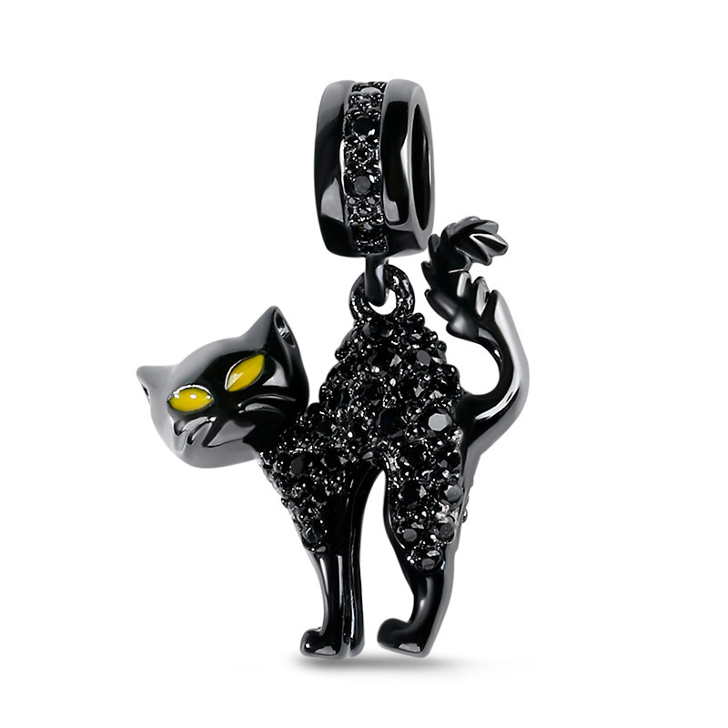 Naughty Black Cat Pendant image number 0