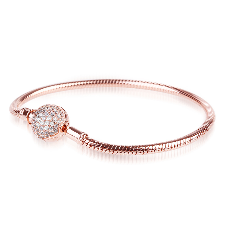 18K Rose Golden Bracelet image number 1