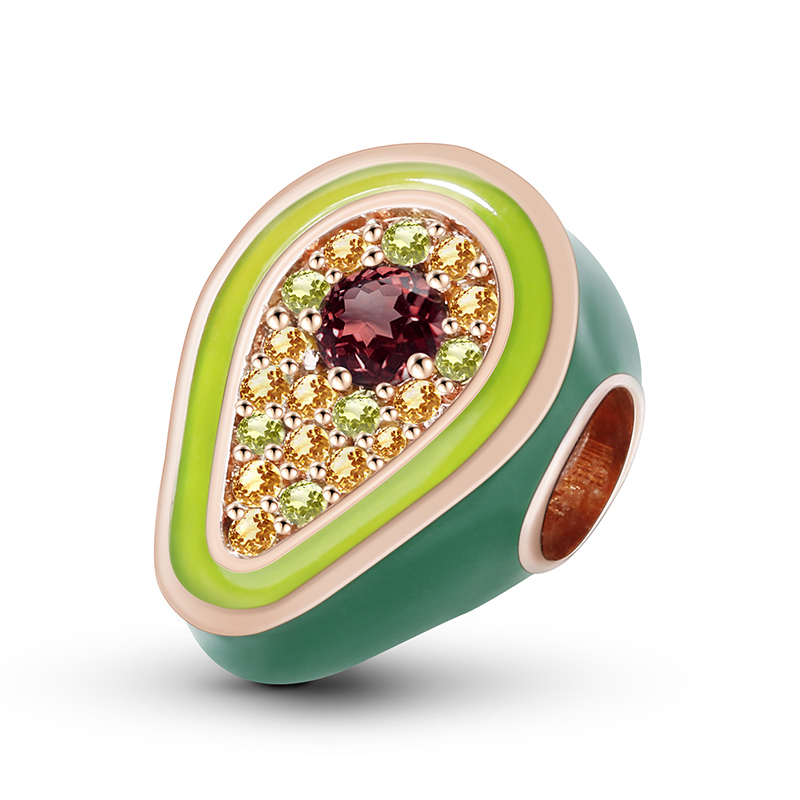 Green Avocado Charm image number 1