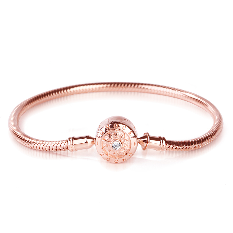 18K Rose Gold Causal Bracelet image number 1