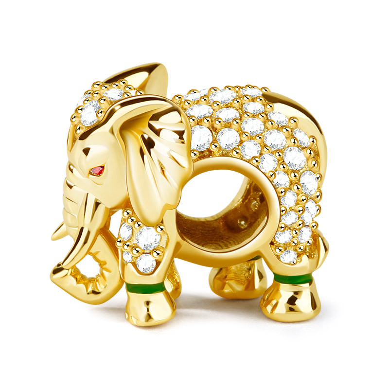 Thai Elephant Charm image number 1