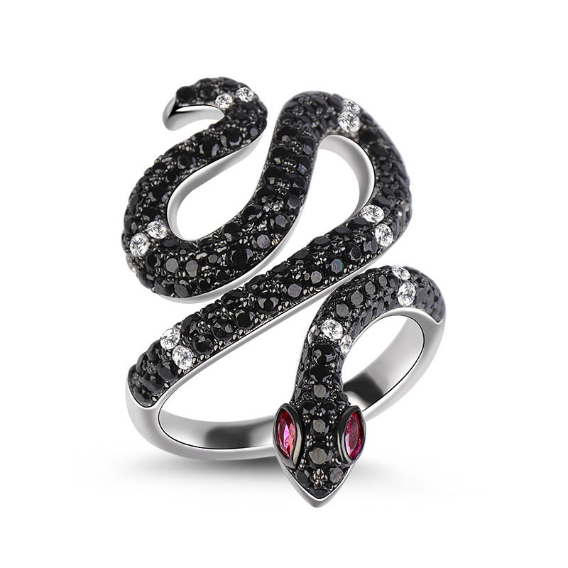 Black Snake Ring image number 1