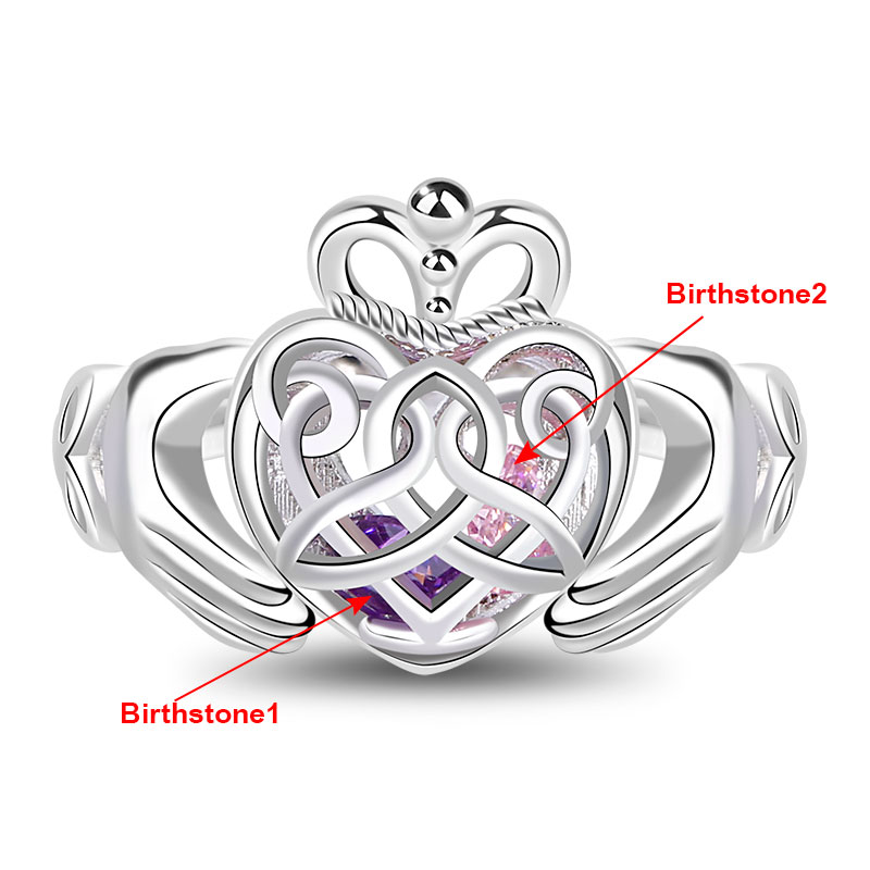Celtic Claddagh Ring image number 1