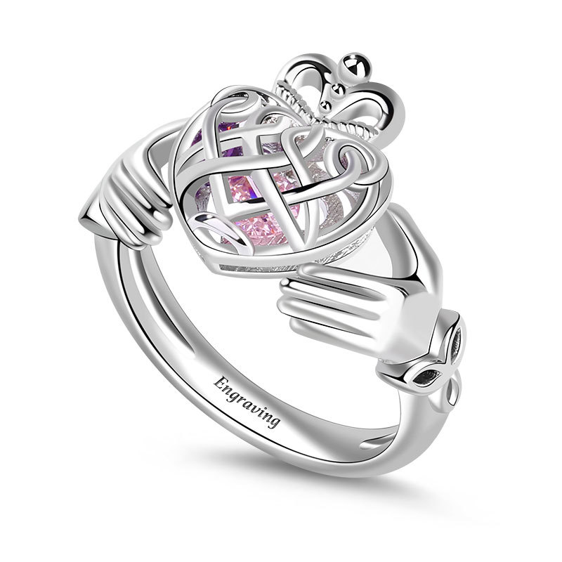 Celtic Claddagh Ring image number 2