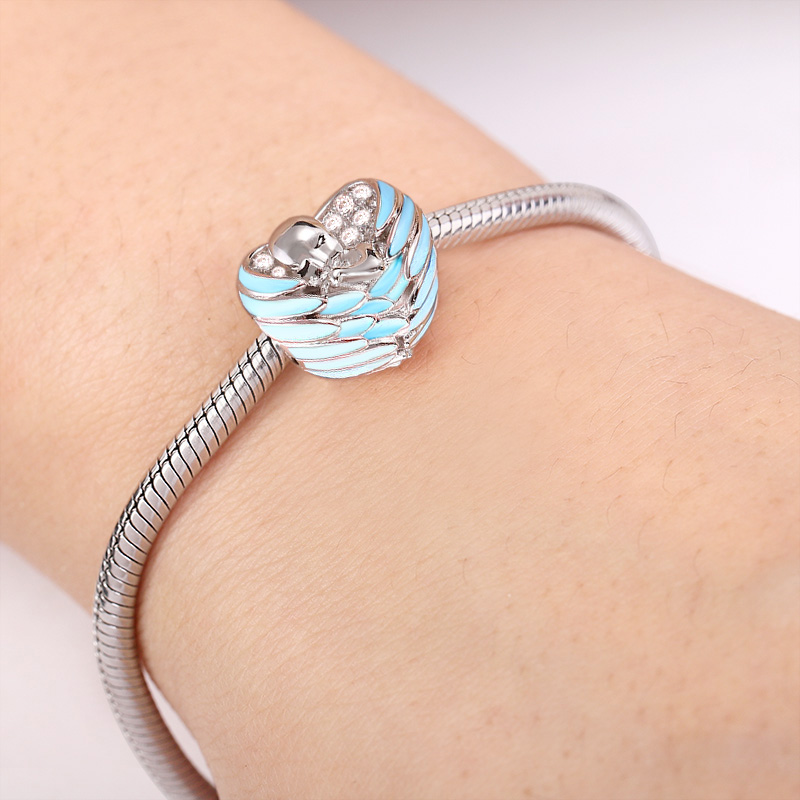 Blue Wings Baby Charm image number 2