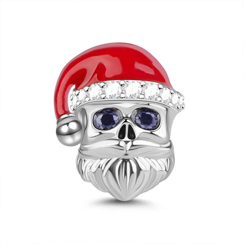 Santa Claus Skull Charm image number 0