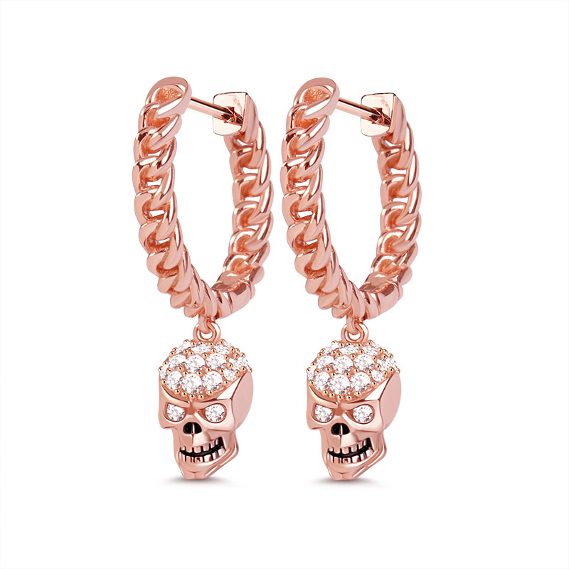 Cystal Skull Earring image number 0