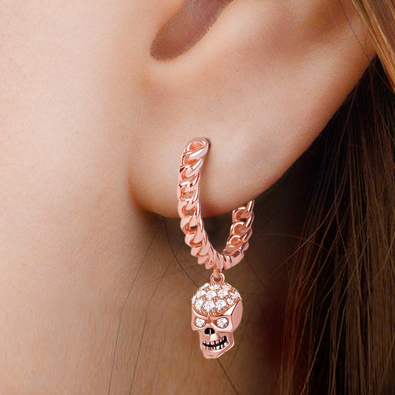 Cystal Skull Earring image number 2