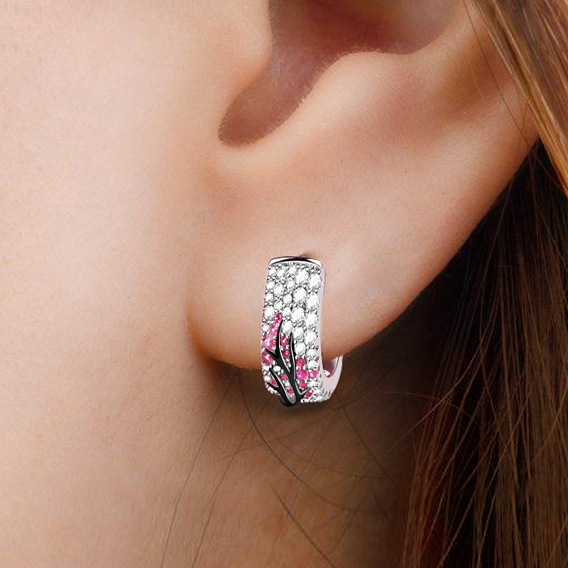 Plum Tree Earrings image number 3