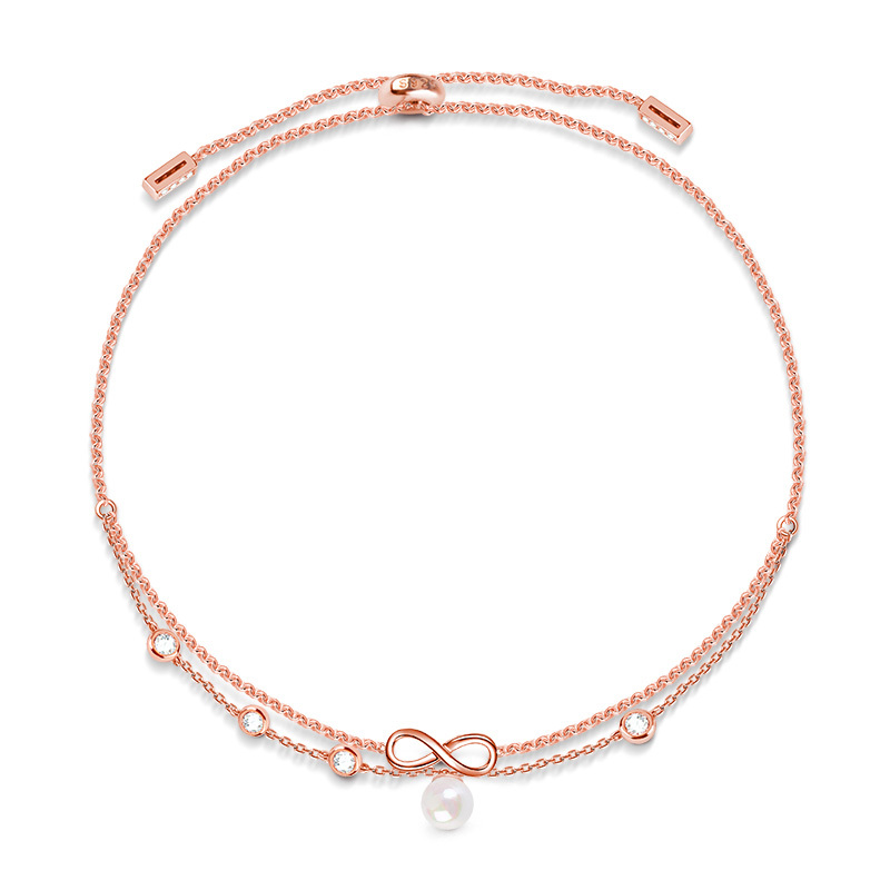 Pearl Infinity Anklet image number 0