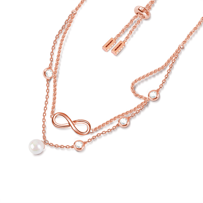 Pearl Infinity Anklet image number 1