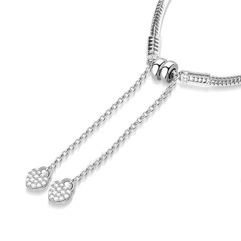 Double Hearts Bracelet image number 2