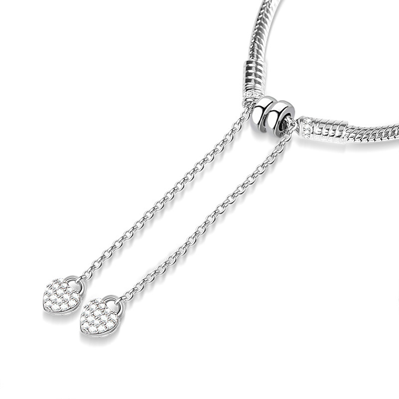 Double Hearts Bracelet image number 2