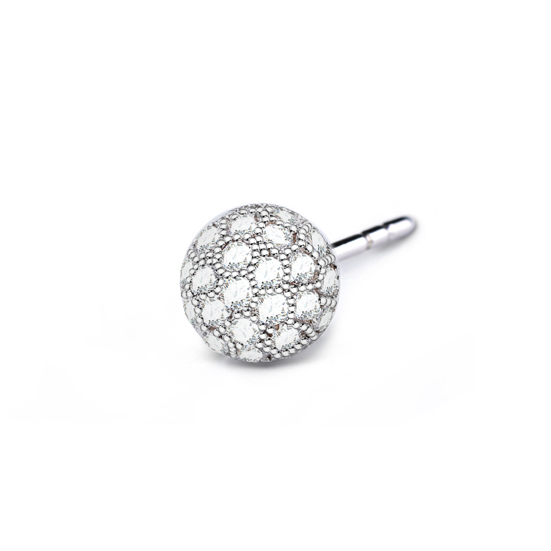Silver Stud Earring image number 0