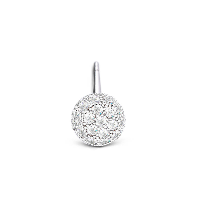Silver Stud Earring image number 1