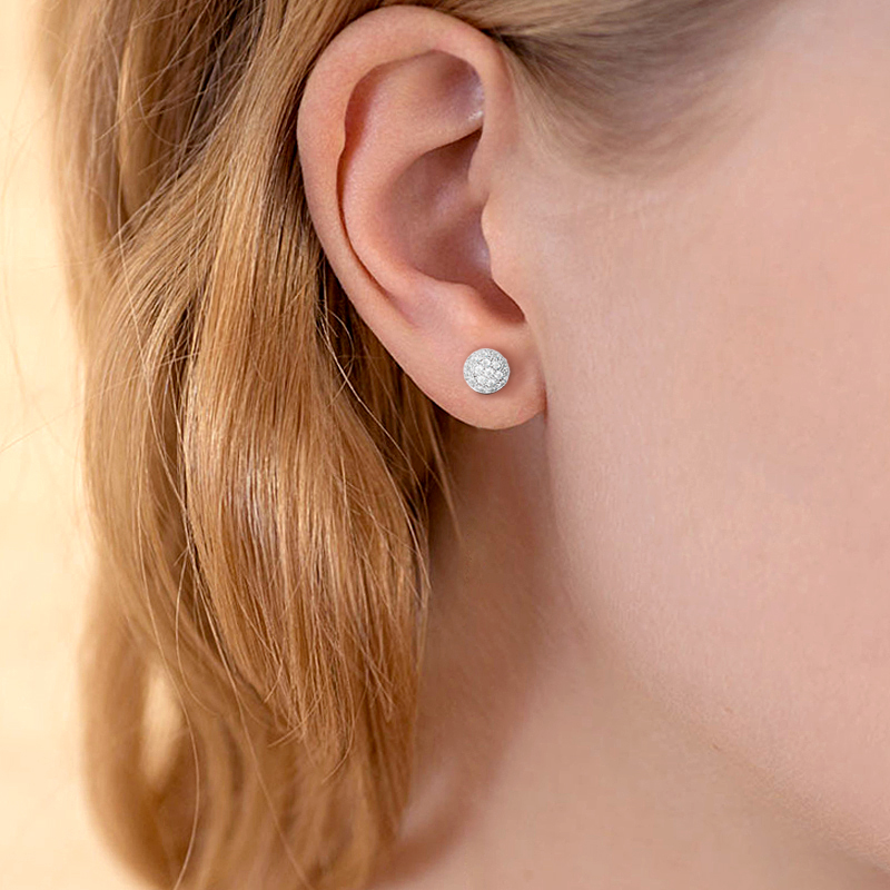 Silver Stud Earring image number 2