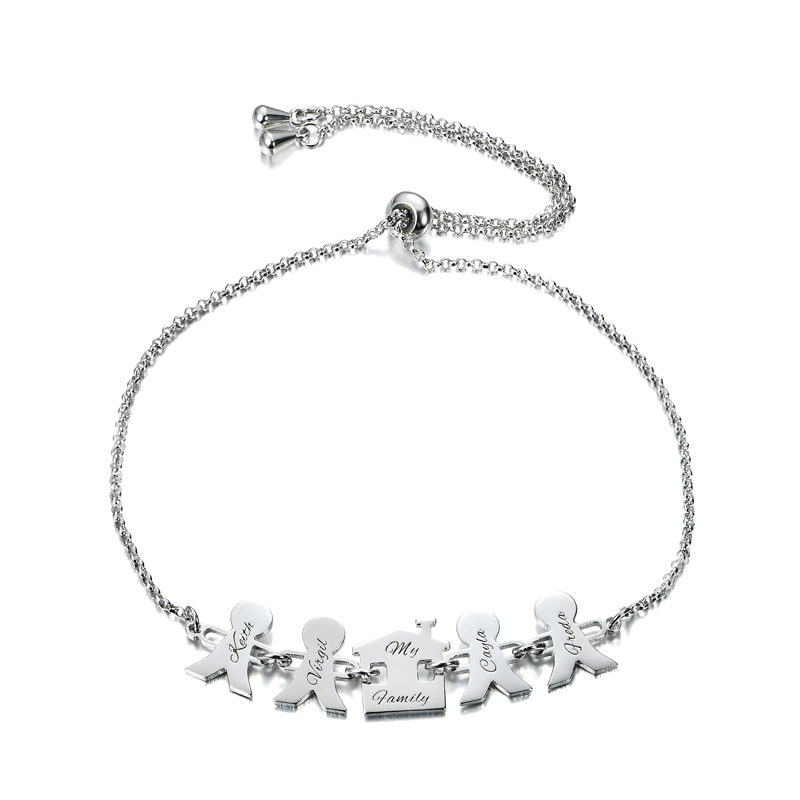 Personalized Heart Bracelet image number 2