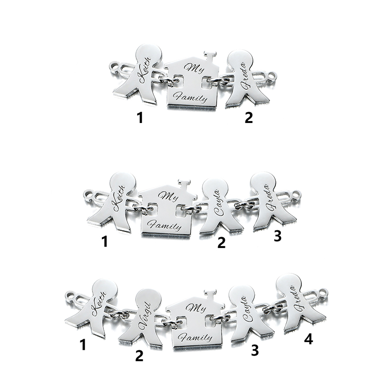 Personalized Heart Bracelet image number 4