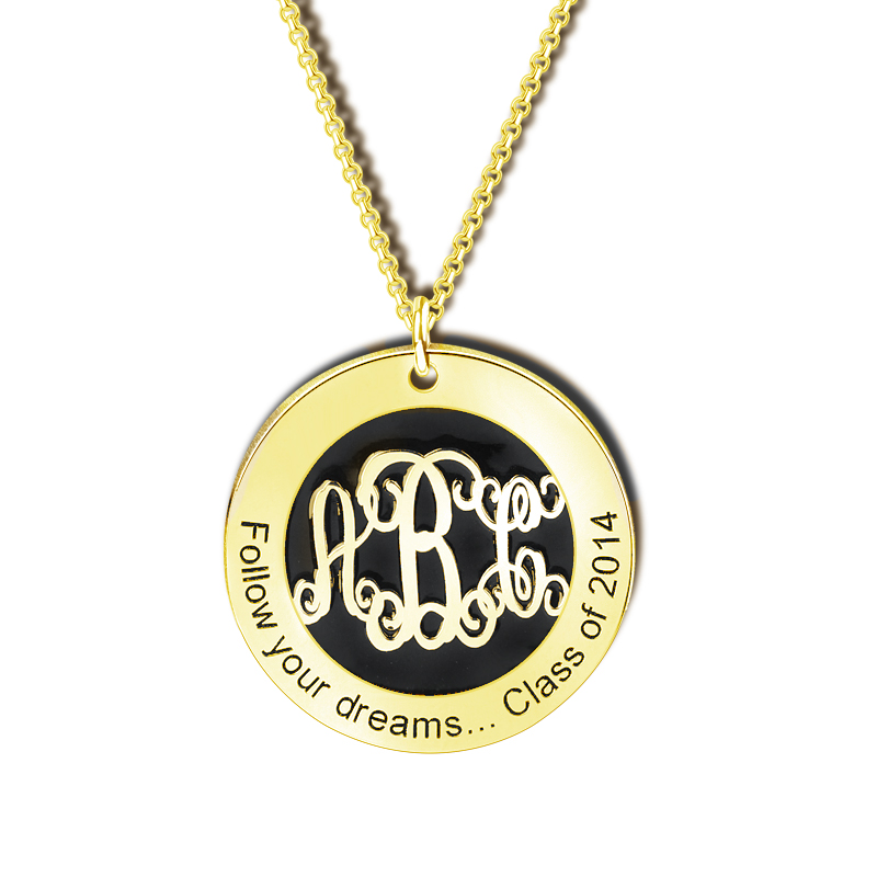 Classic Monogram Necklace image number 1