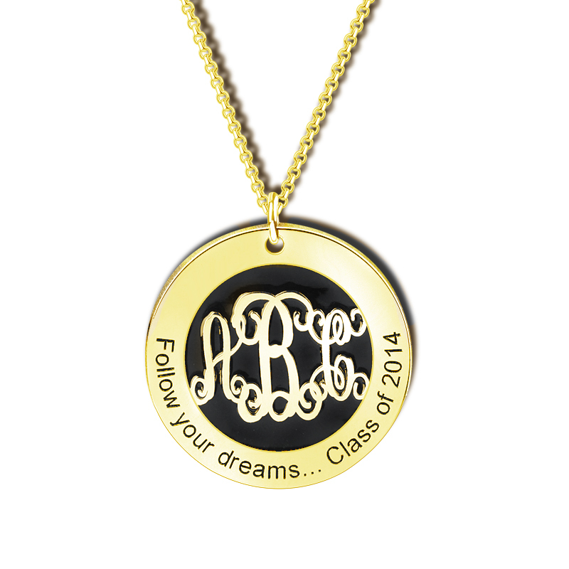 Classic Monogram Necklace image number 1