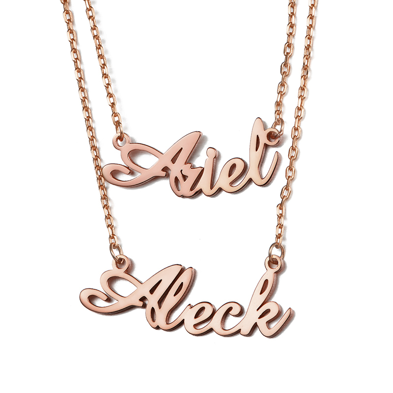 Double Name Necklace image number 0