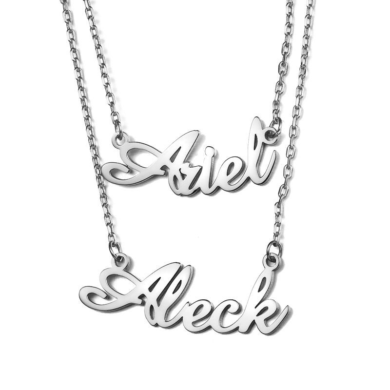 Double Name Necklace image number 2