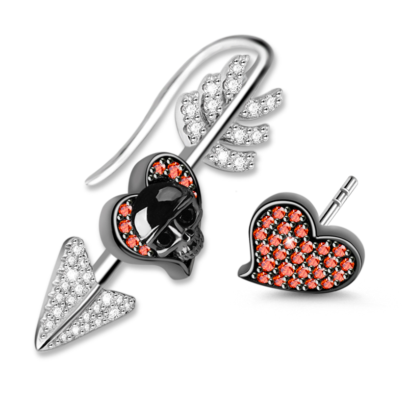 Skull Arrow Earring image number 1